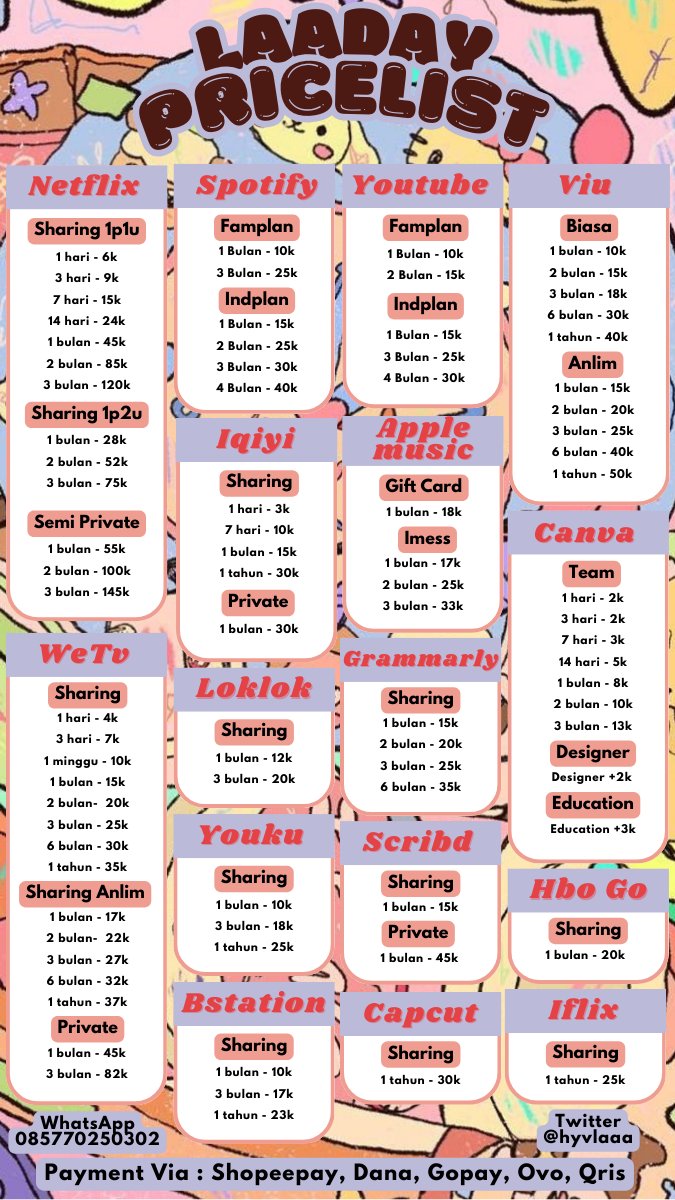 Laaday - OPEN | mt after dm/wa aja. tweet media