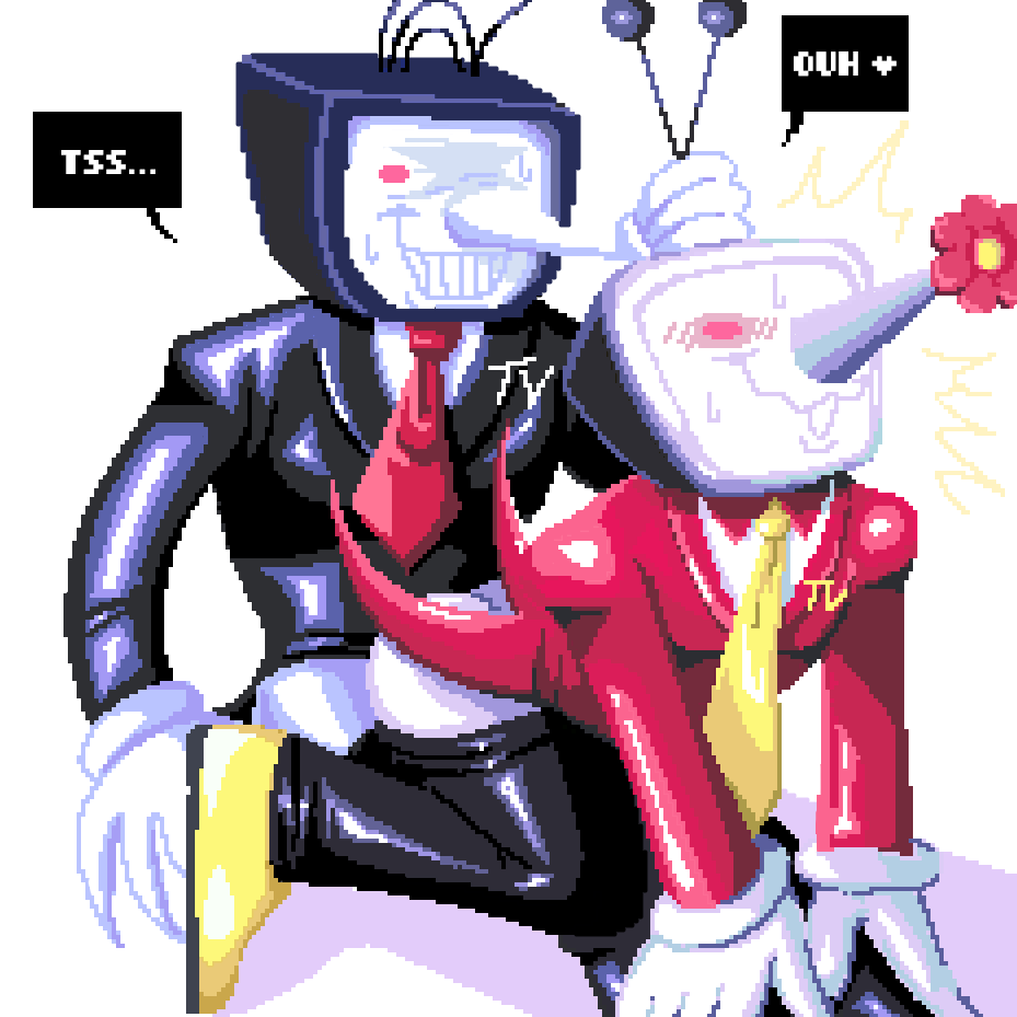 ltb_oc's tweet photo. 📺 x 📺 #doublefeacher
Null &amp; Anthony or whatever they are called 

 #defernull #deltarune #tenna https://t.co/5xQBwIqB8c