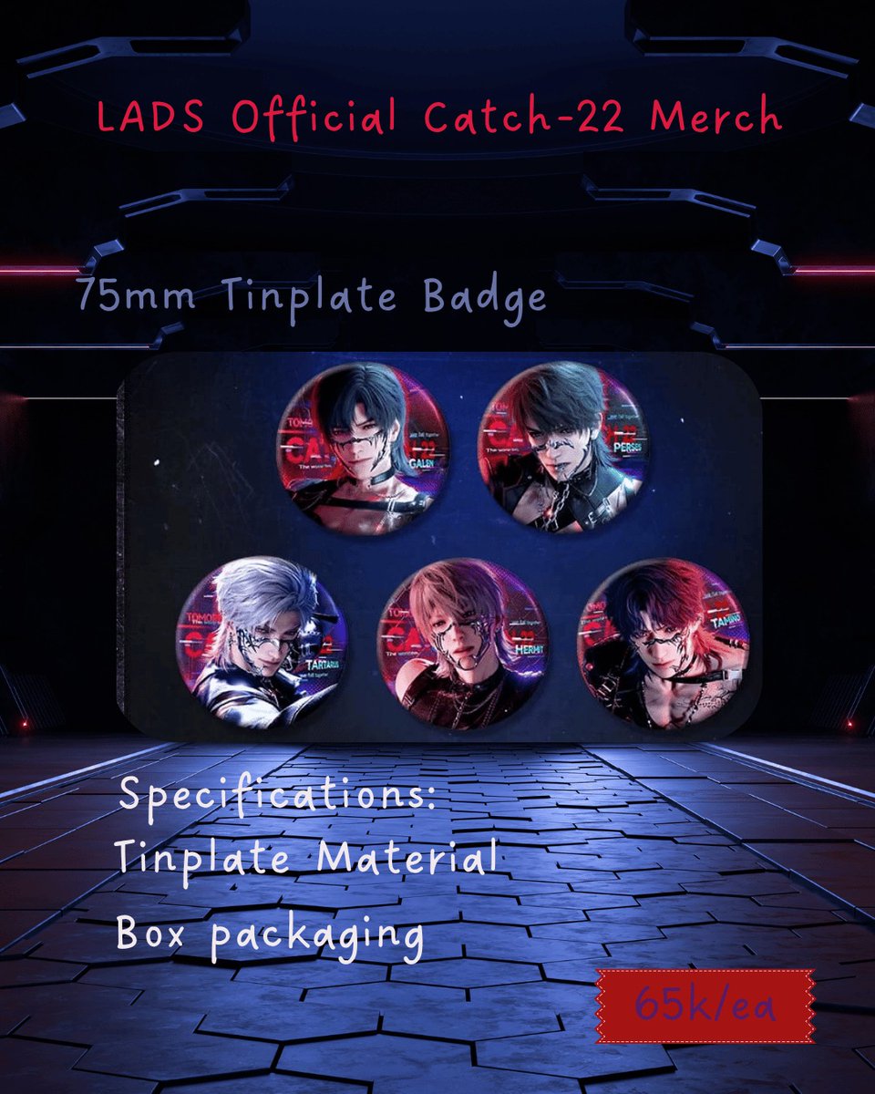 yixibuy's tweet photo. 🇮🇩 GO (Help Like+RT)
PO LADS Official T-Mall Merch
Last order: 29 March 2026 20:00pm
✨Catch 22 Series✨
75mm Badge: 65k/ea
Acrylic Standee (Cable Organizer)v 195k/ea
Holographic PC set: 65k/ea
Clear File set: 230k/ea
#jajanlads #warunglads #ladsmerch #linkonwts https://t.co/4BUruNDZID