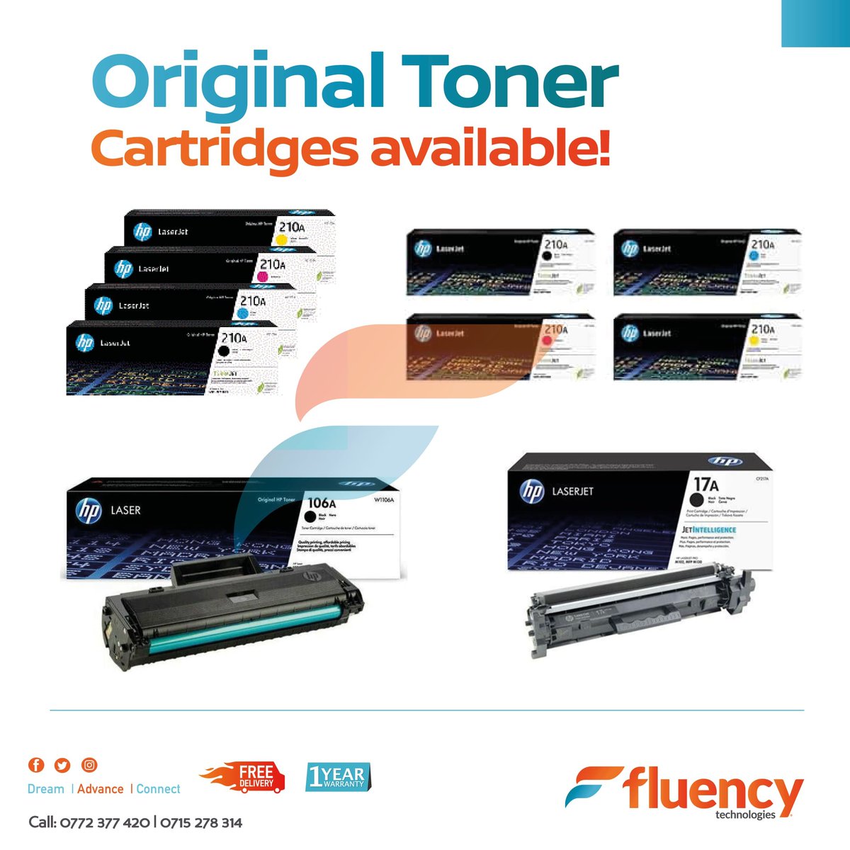 BUY YOURS TODAY !
For all gadgets and accessories📲
Call/WhatsApp:) 0772377420/ 0735670590
Email:) enquiries@fluency.co.zw
Website:) fluency.co.zw 
Brand new boxed
One Year Warranty
Free Delivery Around Harare
#Dream #Advance #Connect