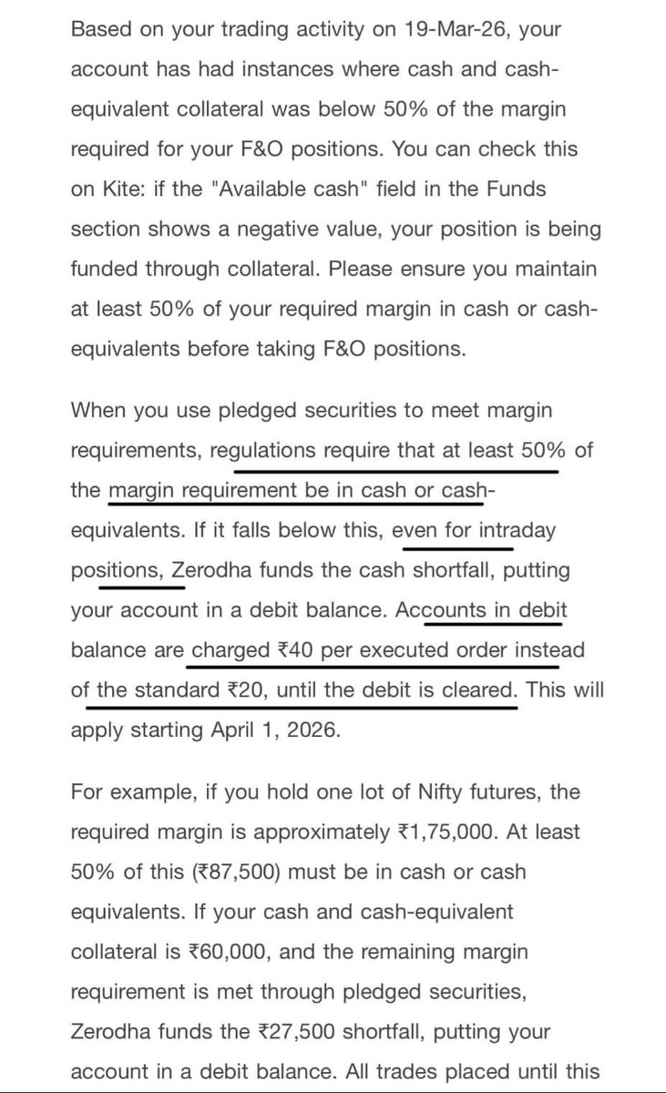 kshailen82's tweet photo. @Ashish1Nanda In the meantime zerodha is set to hit their customers by 1.4.26. Kotak Neo will gain edge if this be the case @zerodha @Nithin0dha https://t.co/8B4GgaLFO7