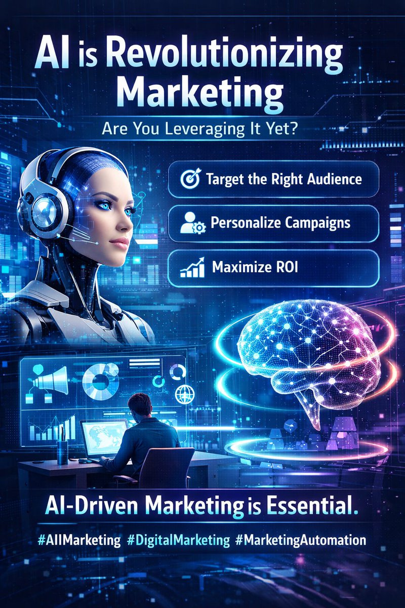 ranking_corp's tweet photo. At Ranking Corporation, we help businesses leverage AI to stay ahead of the competition and dominate the digital landscape.

🔗 https://t.co/yzZVSxzE33

#AIMarketing #ArtificialIntelligence #DigitalMarketing #MarketingAutomation #BusinessGrowth #AITrends #DataDriven https://t.co/giHfTMWMeg