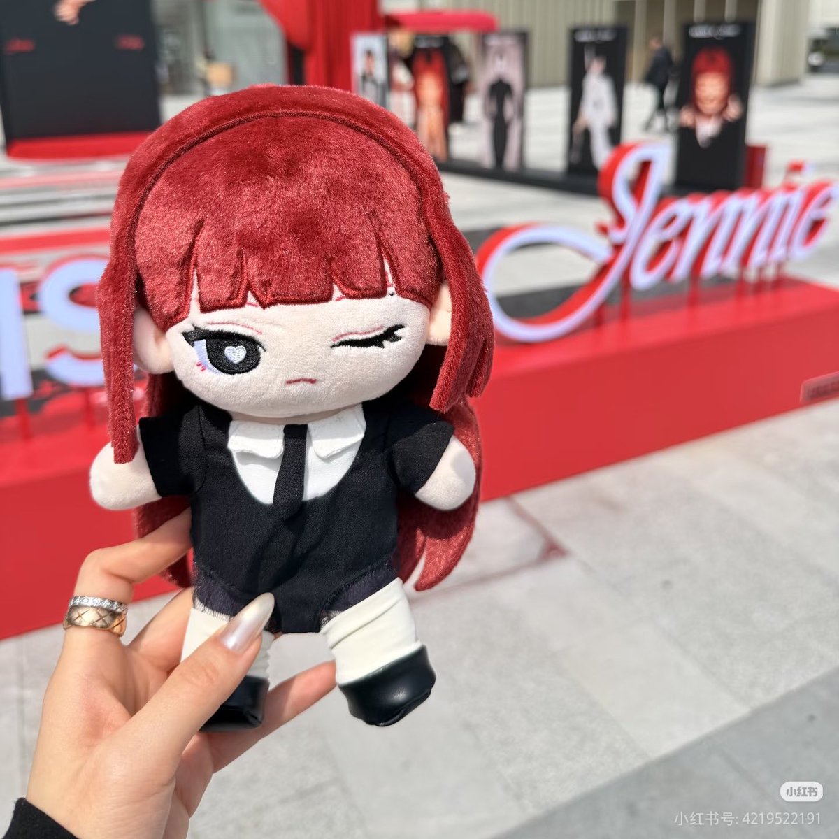 Ruby plush doll and plush doll keychain from MINISO X #JENNIE