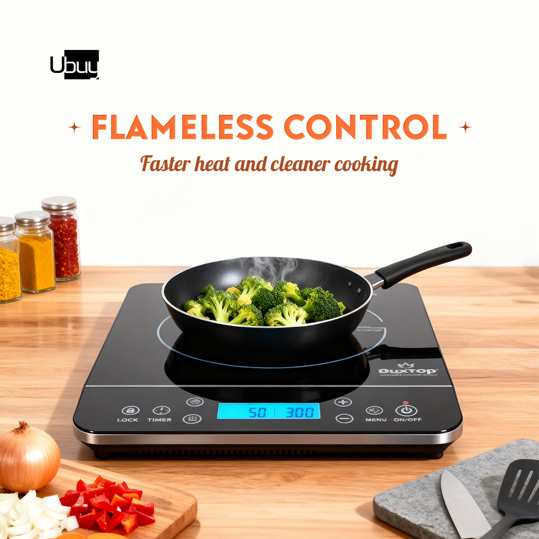 UbuyIndia's tweet image. Still cooking the old way? 🍳
Switch to a smarter kitchen—faster heat, no smoke, no mess. Induction makes everyday cooking simpler and cleaner for modern homes.
Explore your next kitchen upgrade on Ubuy 👉ubys.us/i9965am

#KitchenUpgrade #InductionCooking #SmartHome