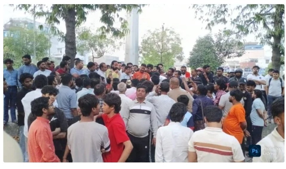 A young Hindu woman in Noida’s Phase-3 area has alleged that a Mu$lim man concealed his religious identity, tr@pped her in a relationship, filmed intimate moments, s€xually assaulted her and extorted money over several months, triggering protests over alleged police inaction.