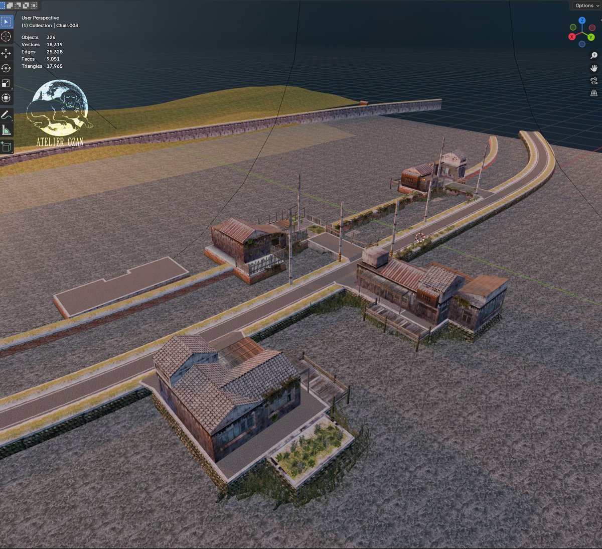 atelier_ozan's tweet image. #PS1 #PS2 #Blender #3D #Lowpoly #3dartwork