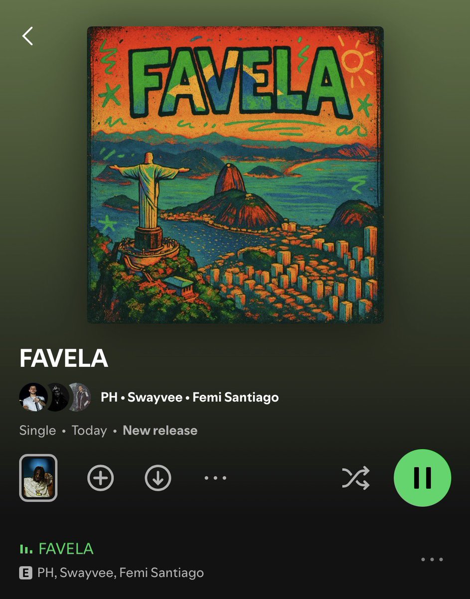 swayveemusic's tweet photo. FAVELA OUT ON ALL
PLATFORMS 🩶☣️ https://t.co/1LPiwE85Mv
