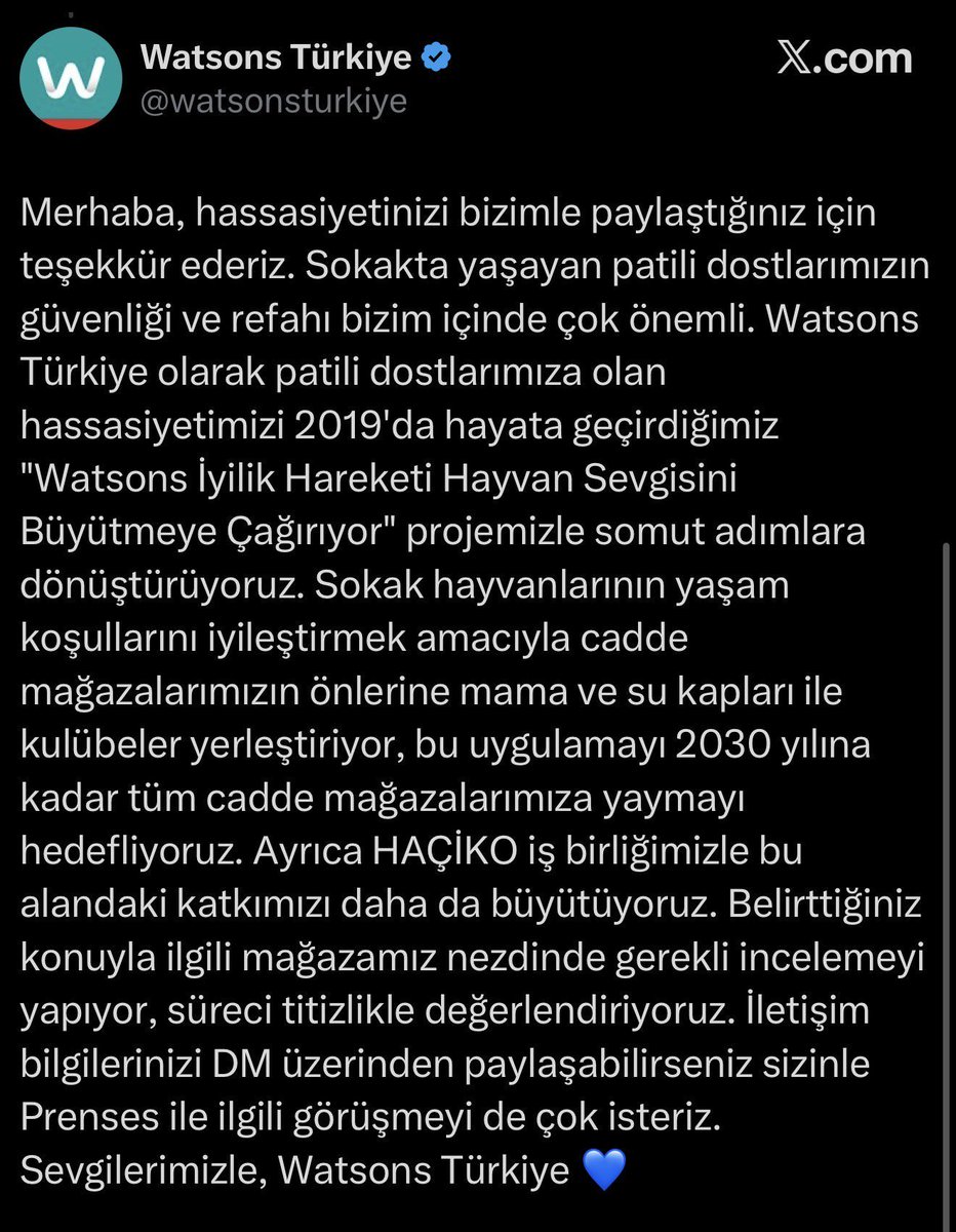 #WatsonsBoykot Yabancı bir firma kendi vatanında sokakta başıboş it sürülerine izin vermezken , benim vatanımda para kazanıp , cukkasını yapıp, sokaklarda başıboş it sürülerine mesken olacak! Çocuklar ölüyor, insanlar araba altında kalıyor, kisthidatik patlamış! BOYKOT EDİYORUZ!