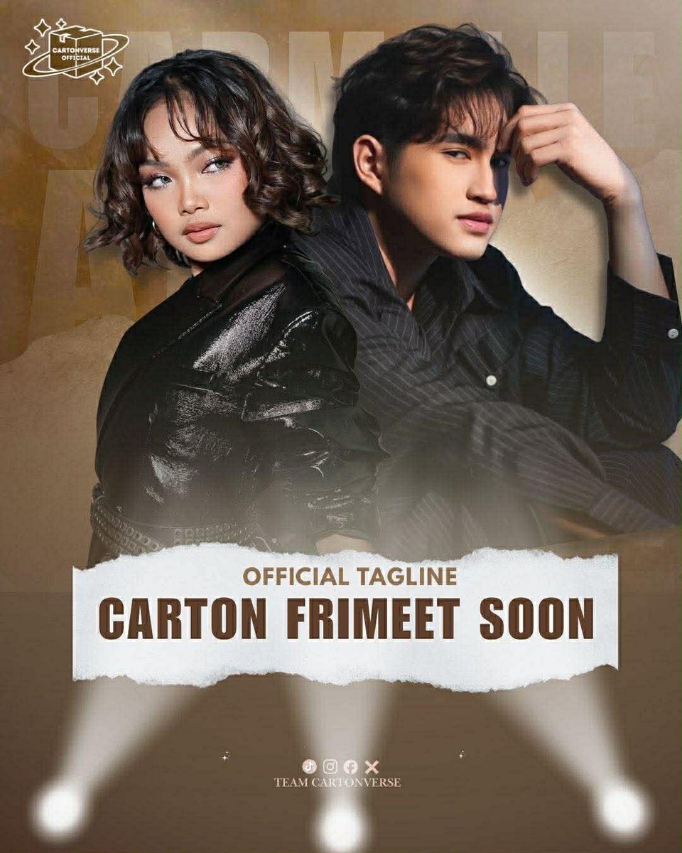 teamcartonverse's tweet photo. As always, the goal is to make this tagline trending once again. 

Trending party starts now! Pls reply 1000 “couriers are excited” together with our tagline for today.

CARTON FRIMEET SOON
#CarTon  #AntonVinzon #CarmelleCollado #TeamCartonVerseOFC https://t.co/sE8sr7jScy
