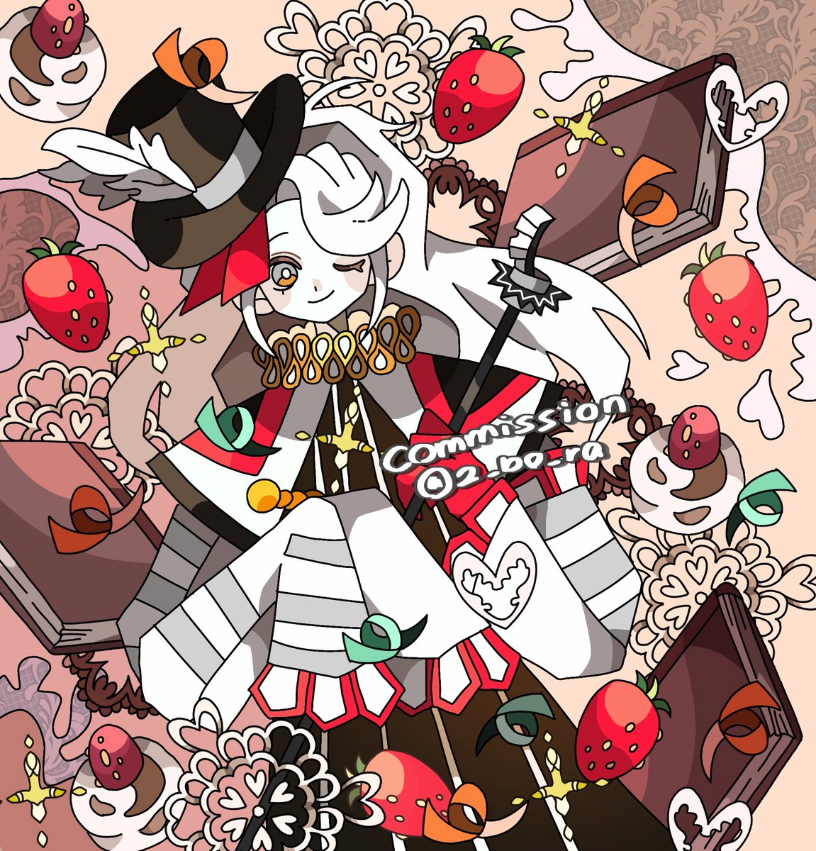 #三連休はフォロワーさんが増えるらしい
#絵柄が好みって人にフォローされたい
#自創作に狂っている人間と繋がりたい
skebと創作を反復横跳び社会人です！
情報量と不憫な人間がだ~いすき！✨️
♲中心に全反応無言フォロー周回しますよろしくお願いいたします〜！！！✧︎*。