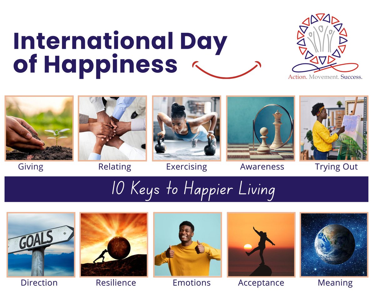 IggleConsulting's tweet photo. Today, we celebrate the International Day of Happiness. According to the 2026 World Happiness Report, Lesotho ranks 126 out of 147 countries on national happiness. The following 10 Keys to Happier Living by Action for Happiness, are guaranteed to steer you in the right direction https://t.co/H9gybDaKQd