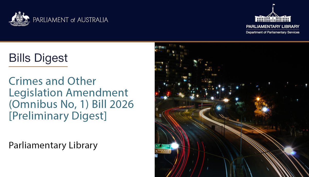 Australian Parliamentary Library tweet media