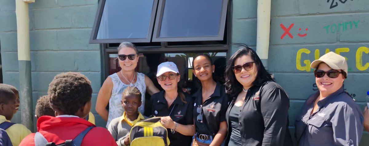 GondwanaLodges's tweet photo. A powerful visit to Promiseland in Kuisebmund 💛
From a daycare in 2009 to a lifeline today — serving 400+ daily meals, 7,000 sandwiches, homework support & second chances through online matric.

In harsh conditions, hope still grows.
One meal. One pen. One child at a time.
https://t.co/SgWSiNoi1H
#Namibia #CommunityImpact #GondwanaCareTrust #Hope