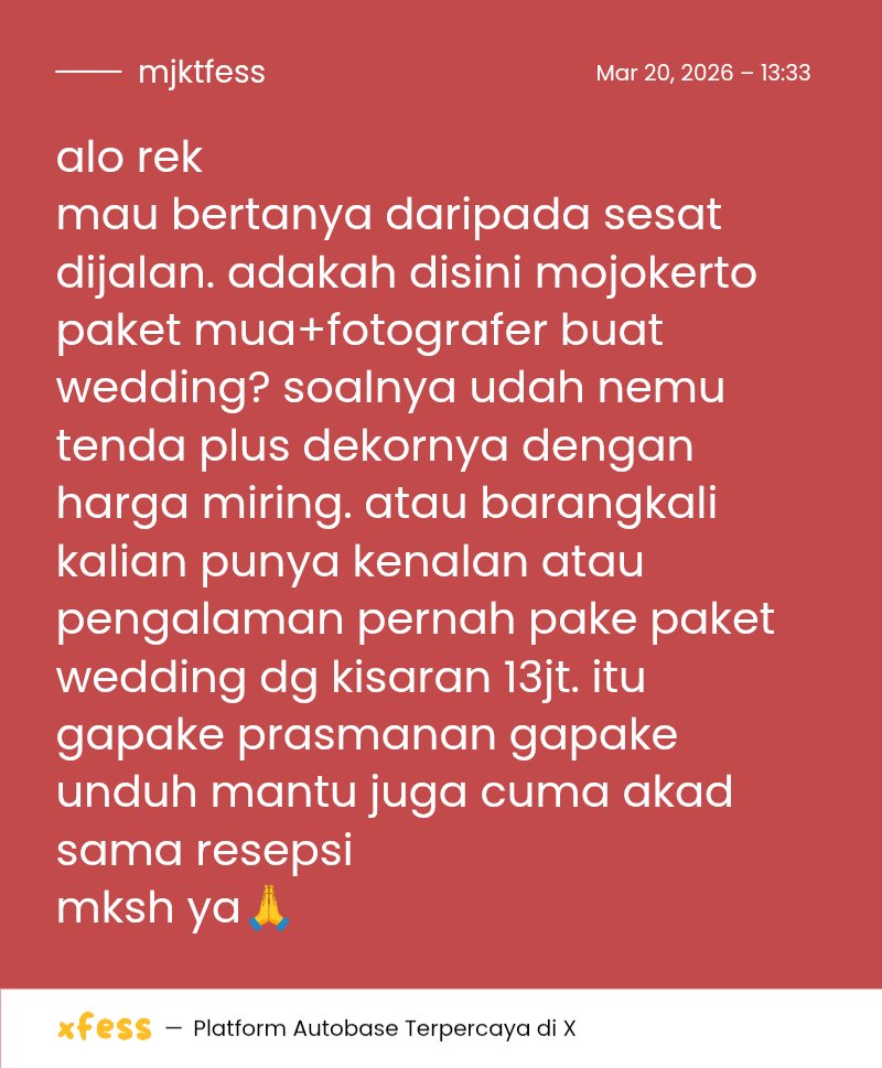 MOJOKERTO FESS 📣 tweet media