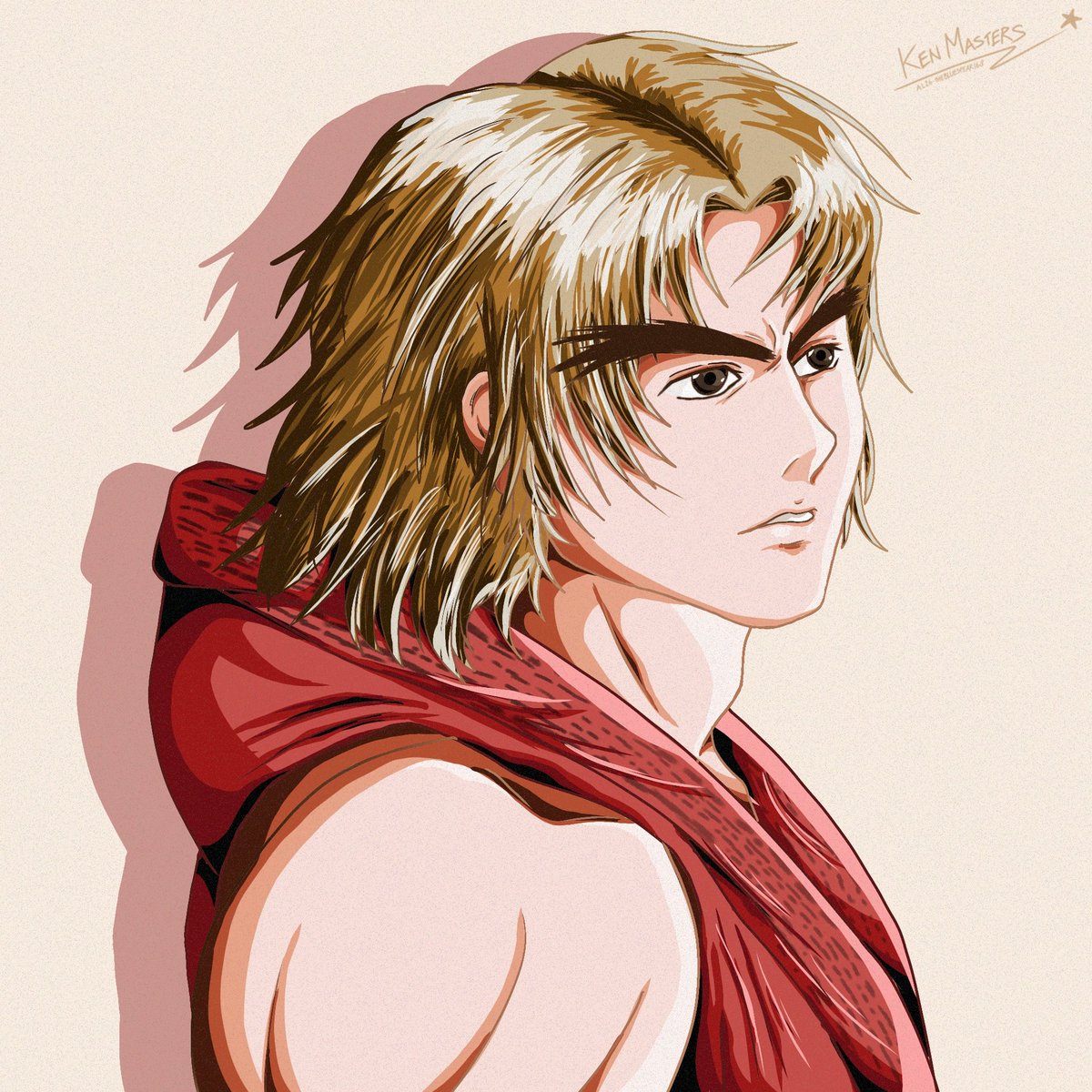 Practicing new artstyle, part 2

#KenMasters #StreetFighter #ケン #ストリートファイター