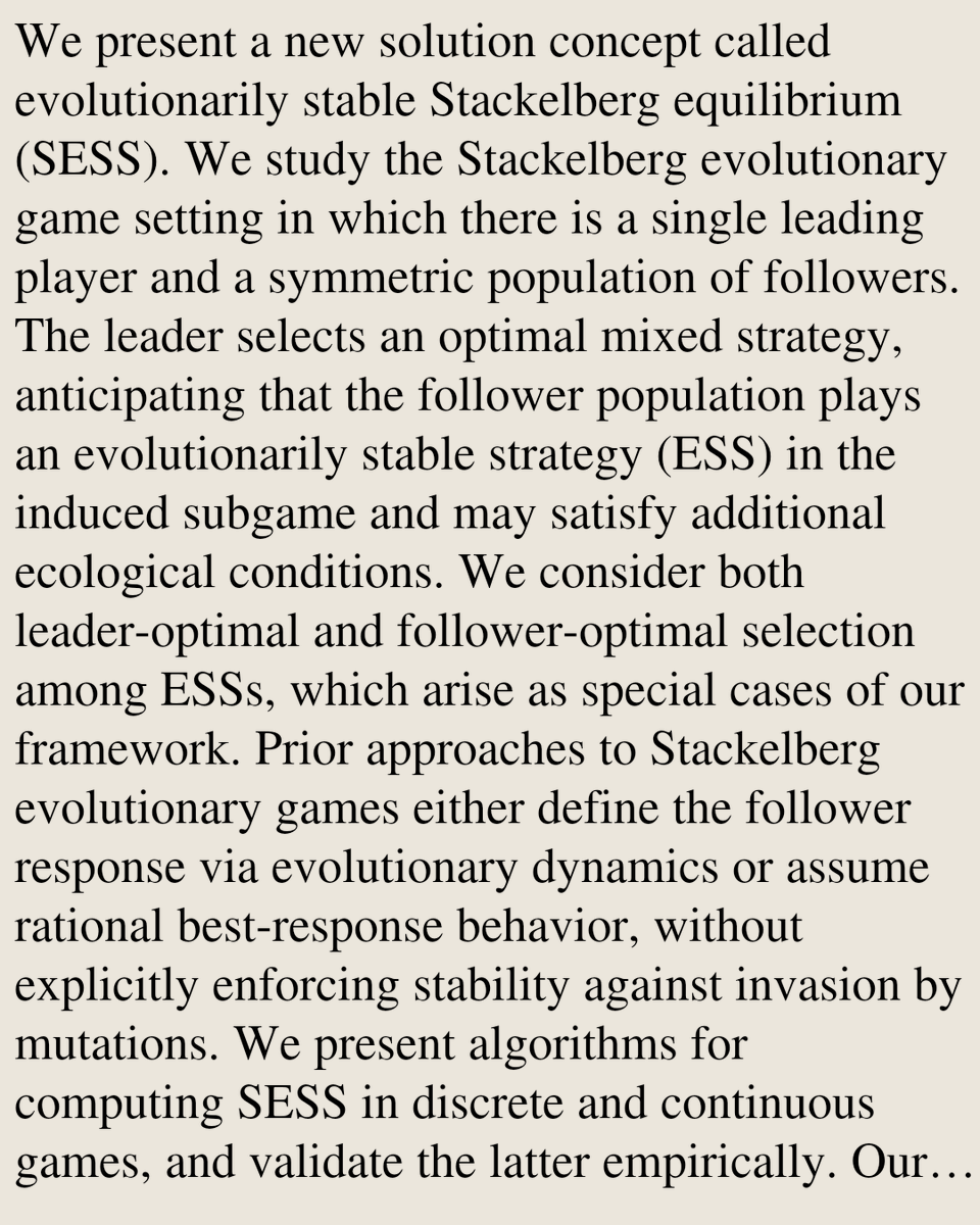 Game Theory Papers tweet media
