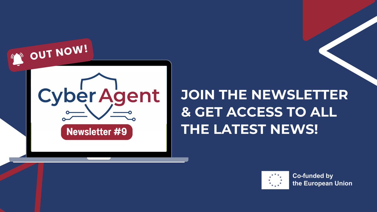 CyberAgentEU's tweet photo. 🚀 CyberAgent Newsletter #9 is here!

The latest #CyberAgentEU newsletter is out! 📬
Find newsletter in the link 👉https://t.co/SUXbrEUJXf https://t.co/zk6onGZqud