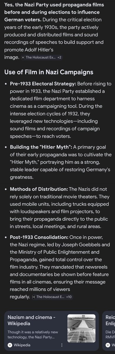 TheRebelRain's tweet photo. Ever wondered why BJP friendly movies are mainly launched before Elections? This is where the toolkit of releasing Nationalist movies before Elections come from. Mind Control Technique of the Nazis are being implemented by Soldout Sanghis in ๐ฎ๐ณ.
#NewIndia ๐คก
#NaziIndia โ https://t.co/w8oX8z0wLW