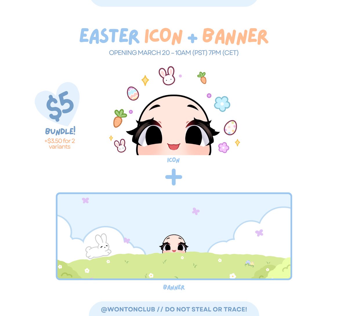 max ✦ spring and easter OPEN! tweet media