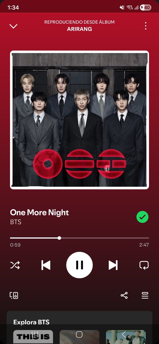 OddFarewell's tweet photo. Mi favorita de todo el álbum, 10/10, te quiero mucho One More Night 💜
#BTS_ARİRANG https://t.co/fVVwueqOk0