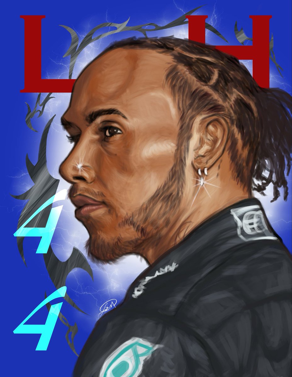 FZMirco's tweet photo. Shine bright like #lewishamilton 
#f1 #fanart #LH44 https://t.co/0g8y9mFEto
