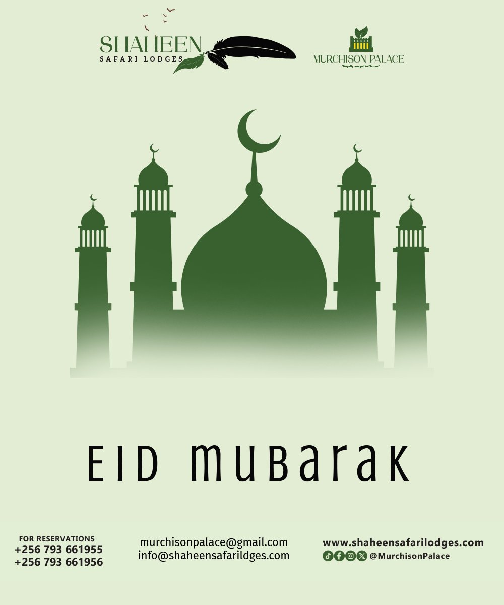 MurchisonPalace's tweet photo. Eid Mubarak! Thank you for choosing us and May your Eid be filled with joy and fulfillment. 

#EidMubaraka #Eid2026 #BlessedEid #MurchisonPalace https://t.co/hRFLVtQ4W4