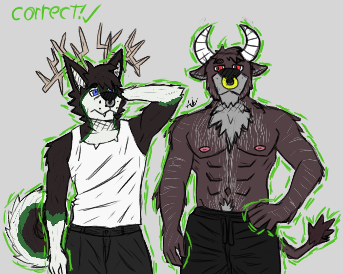 CloverTheDusky's tweet photo. First time doing a trend hope its good!

Assume the prompt trend! #art #furry #furryartist #furrytrend #furryfandom https://t.co/89zf3yJoyP