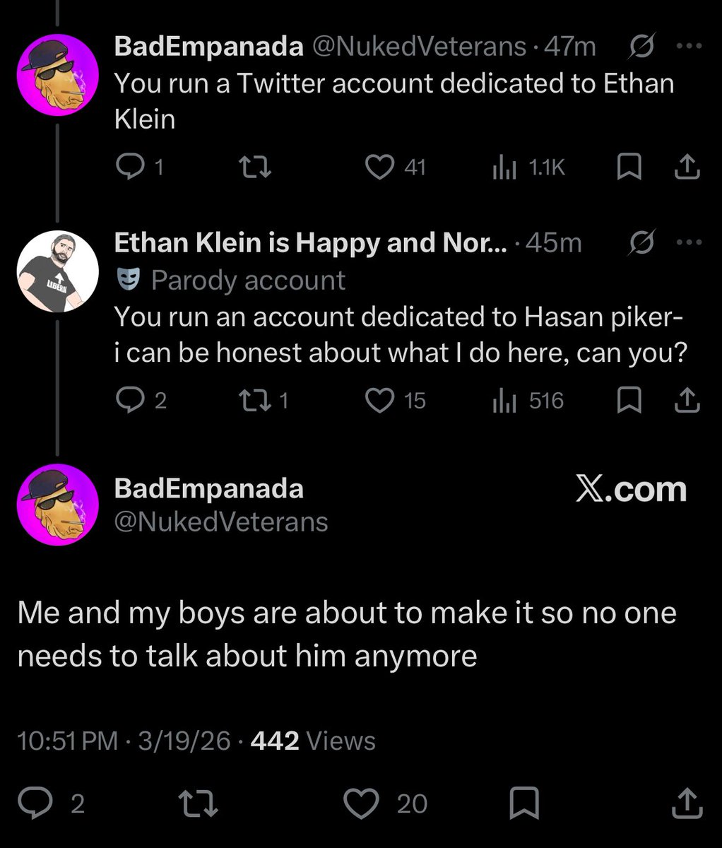 Ethan Klein is Happy and Normal! tweet media