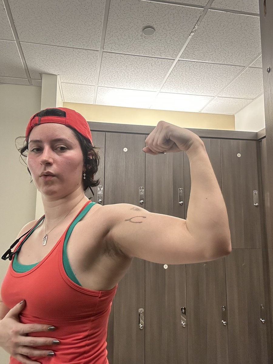 so red in the face but #strong too