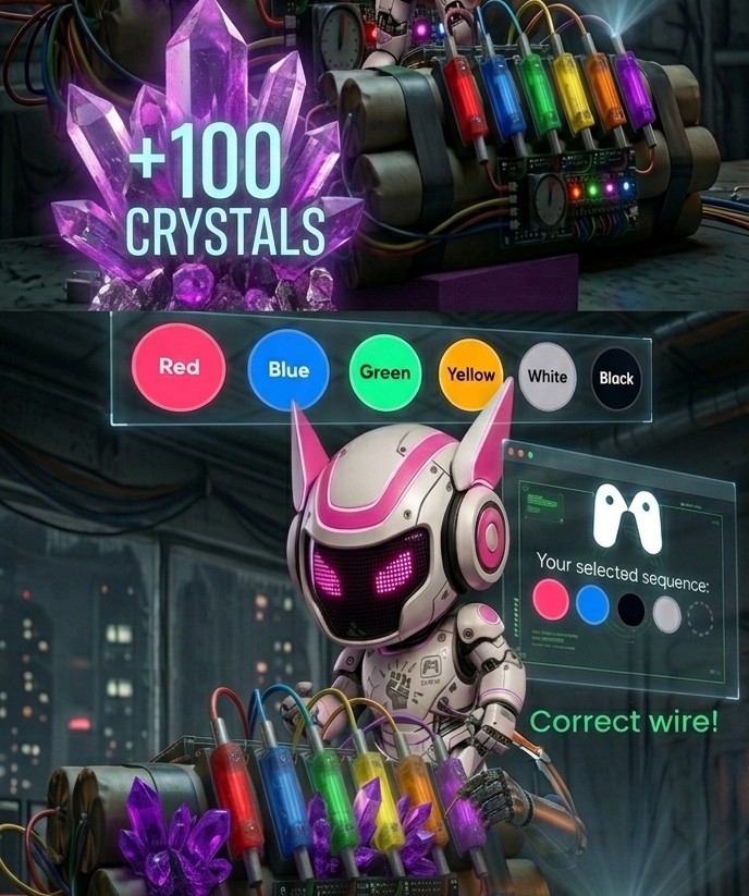 chyrara2500's tweet image. Precision is everything! 🤖 My @Metacade_ bot just cracked the code, defused the bomb, and bagged a smooth 100 purple crystals. 💎 Leveling up has never looked this good. Ready for the next mission! 🚀 #Metacade #Web3Gaming #Dropzone
Join the dropzone 🔮🔥 dropzone.metacade.co