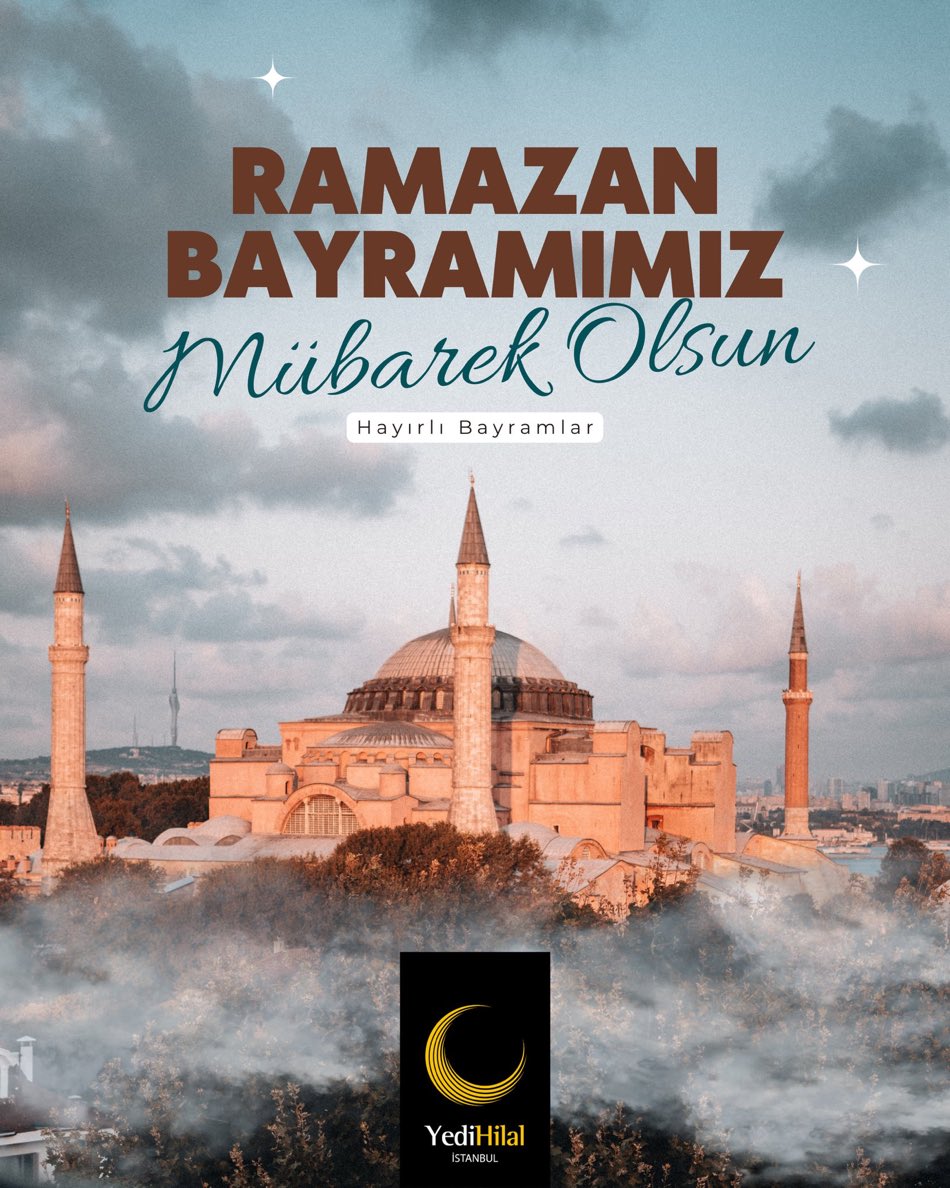 Ramazan (Fitre) Bayramınızı tebrik eder, bu bayramın Gazze ve Lübnan başta olmak üzere Ülkemize, mazlum coğrafyalara barış, esenlik ve huzur getirmesini yüce Mevlâ’dan niyaz ederiz. <a href="/ADEMAYDIN1/">ADEM AYDIN</a> <a href="/YediHilalist/">YediHilal İstanbul</a> <a href="/YediHilal/">YediHilal</a>