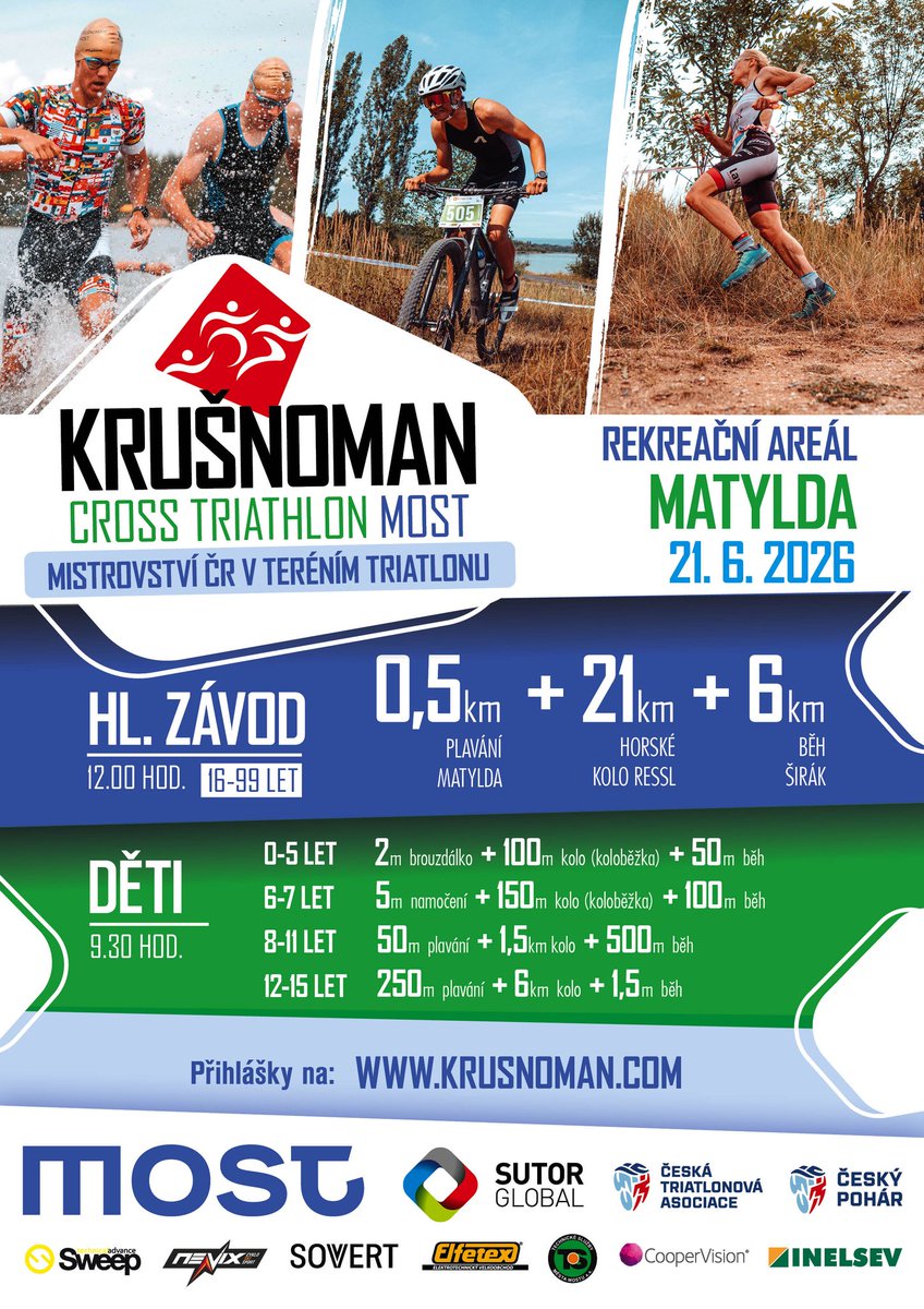 Oficiální poster na Krušnoman Cross Triathlon Most 2026.
#crosstriathlon
#krusnoman
#triatlon

<a href="/SutorGlobal/">SUTOR Global</a>