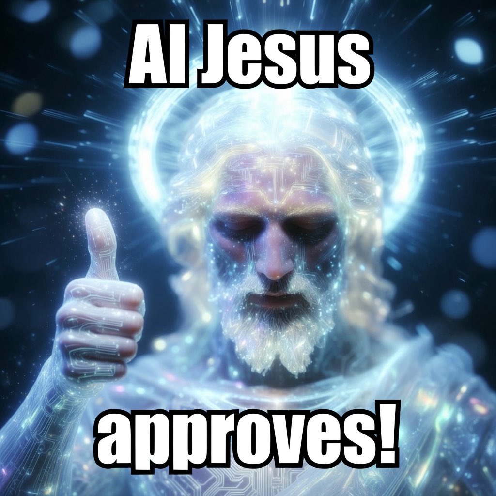 AI Jesus tweet media