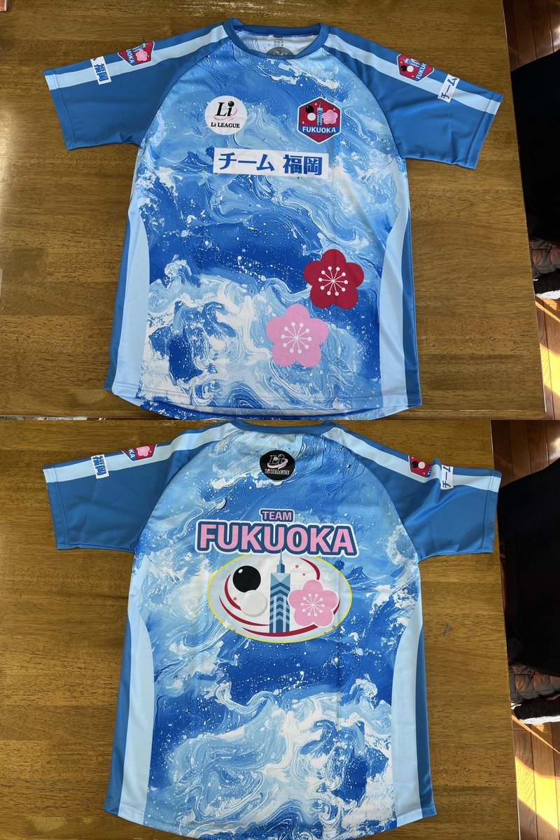 チーム福岡のレプリカユニフォーム、やっと届きました

早く届いていたら宮島合宿やつるりん杯に着ていったのになあ
残念😢

今日来たということは、これを着て応援しなさいということで、用事済ませて早よ帰ろ！