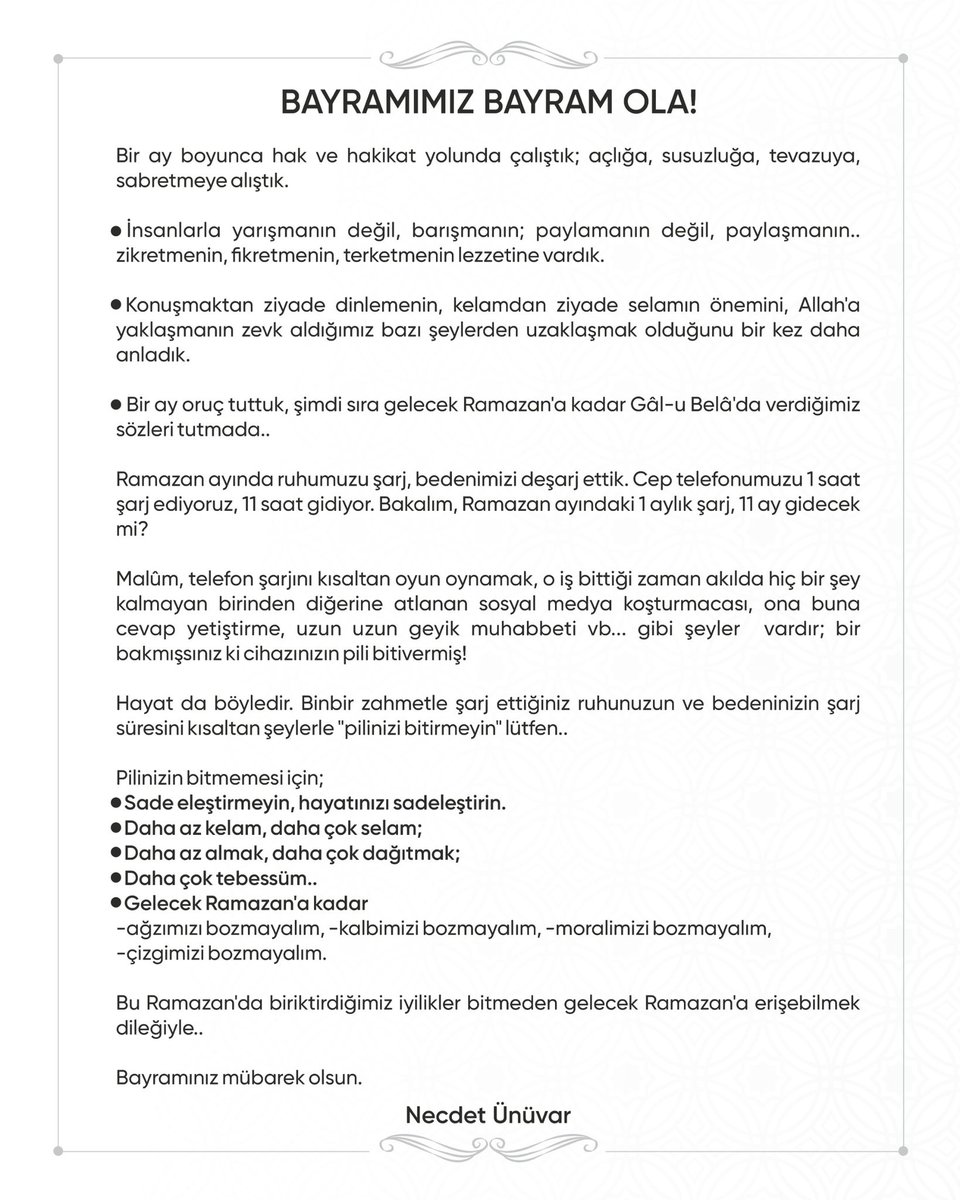 Necdet Ünüvar tweet media