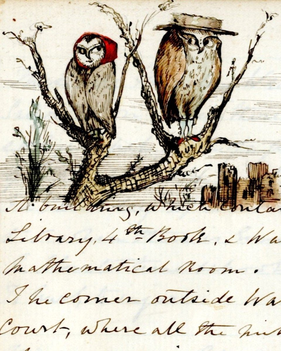 This doodle comes from a notions book kept by a boy called Charles Cresswell, a pupil here in 1857. We're sharing them to mark the <a href="/explorearchives/">Explore Your Archive</a> March theme of #Wildlife.