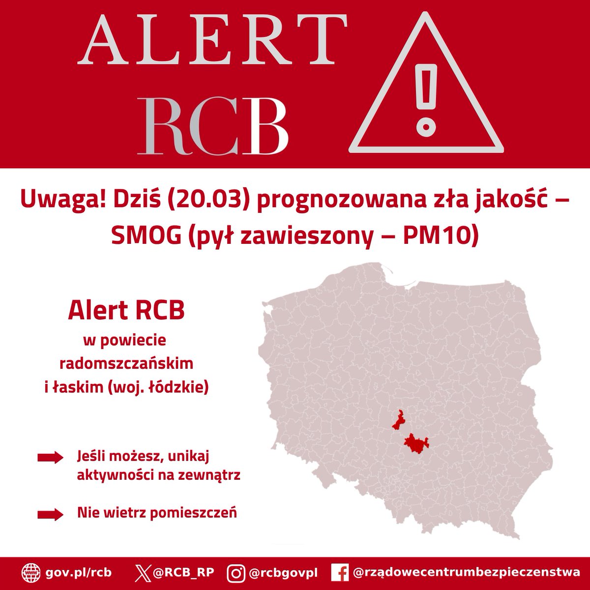 Rządowe Centrum Bezpieczeństwa tweet media