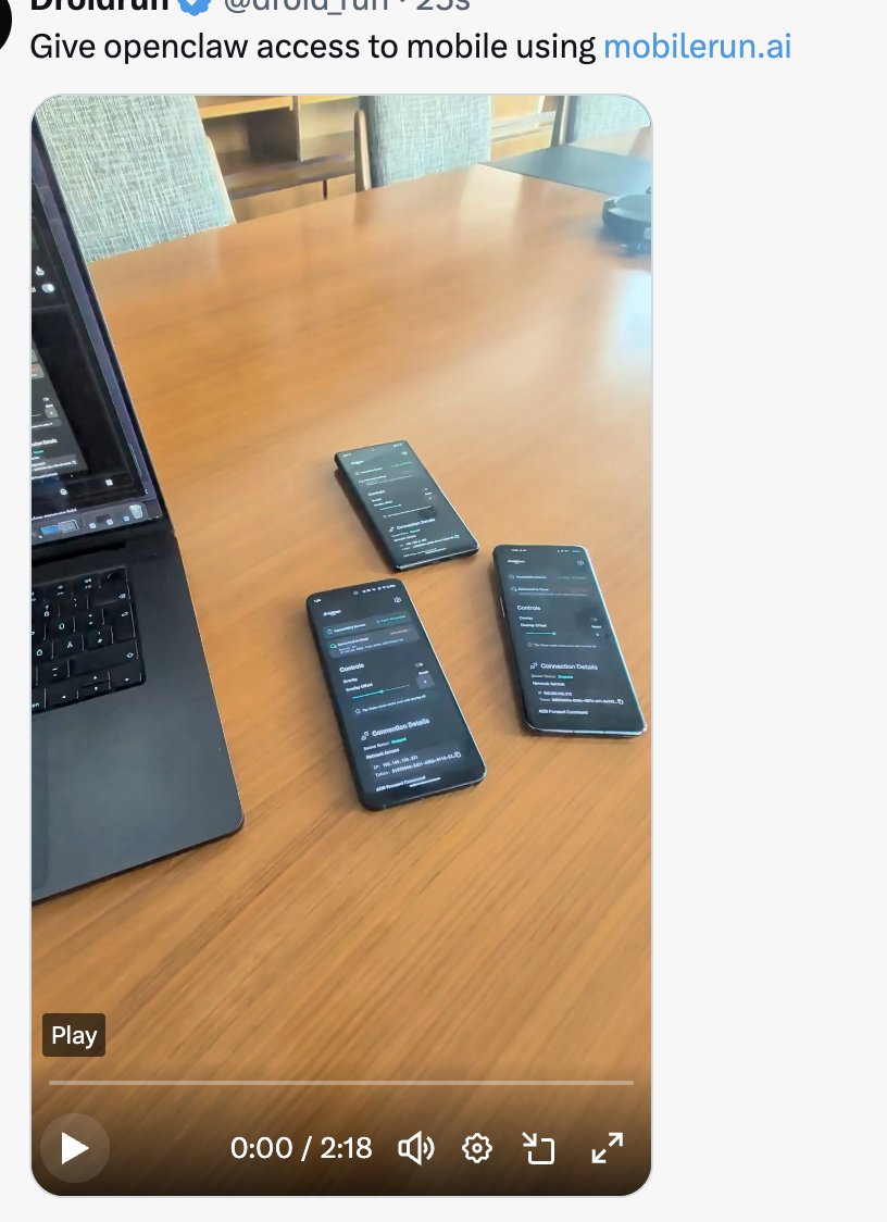 Droidrun tweet media