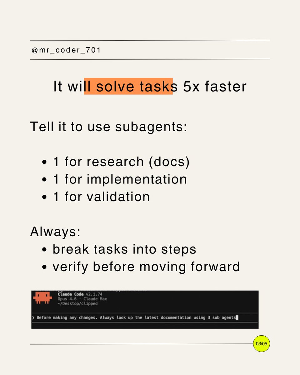 99% of people use AI wrong…

That’s why they get generic answers,
hallucinations, and wasted time.

But here’s what actually works 👇

Instead of asking AI randomly:
→ force it to verify
→ give it strict rules
→ break tasks into steps
→ make it re-check its own output

One