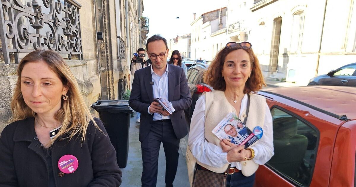 ici_officiel's tweet photo. Municipales à Bordeaux : Thomas Cazenave "en campagne jusqu'à la dernière minute car le match est très serré"
➡️ https://t.co/QMmrc0pBWB https://t.co/aPPLwyOzQZ