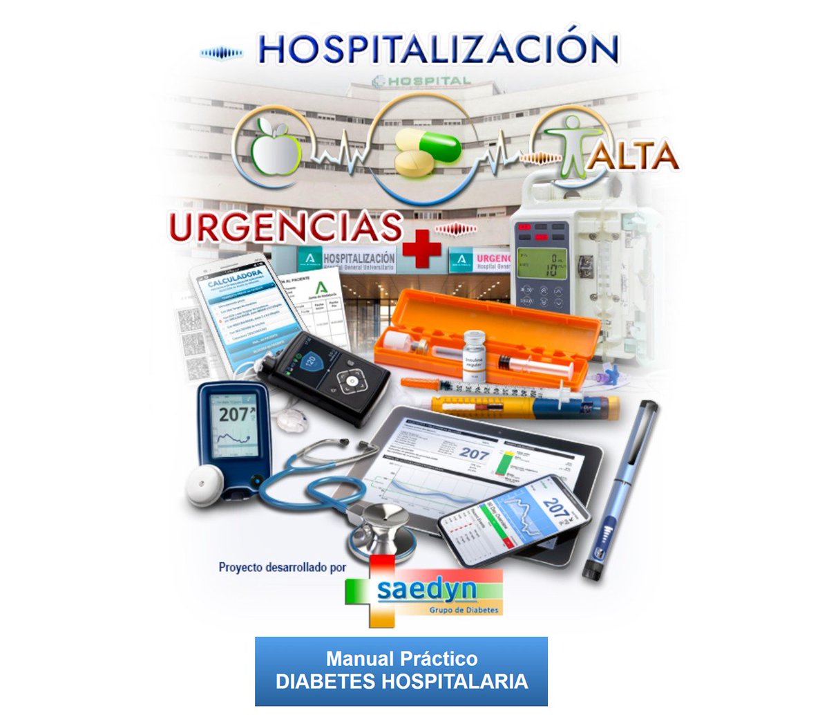 SAEDYN_'s tweet photo. 📚Manual Práctico de Diabetes Hospitalaria
                          Actualizado !!!
 
🫂Grupo de Diabetes @SAEDYN_ 
👨‍🦰Coordinador:  Dr. Rafael Palomares Ortega,

Acceso on-line
🔗https://t.co/lUbOTNNDVU https://t.co/ujtPftagxc