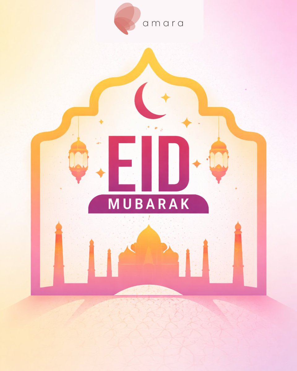 amara_scale's tweet photo. Eid Mubarak from amara. May this season bring you joy, peace, and beautiful moments with the people who matter most. Celebrate, glow, and take time for yourself.

#EidMubarak #Eid2026 #amaraCare #CelebrateEid #BeautyAndWellness #SelfCareMoments #SalonCommunity #SpaCommunity https://t.co/fow82N1GDK