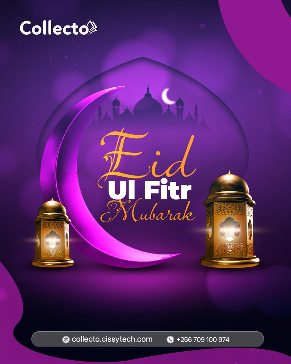 cissytech's tweet photo. Eid Mubarak.
Wishing you peace, happiness, and endless blessings.
#cissytech #innovation #ugandabusiness #eidmubarak #cissyai #eworker #collecto https://t.co/NrEfe7x8gg