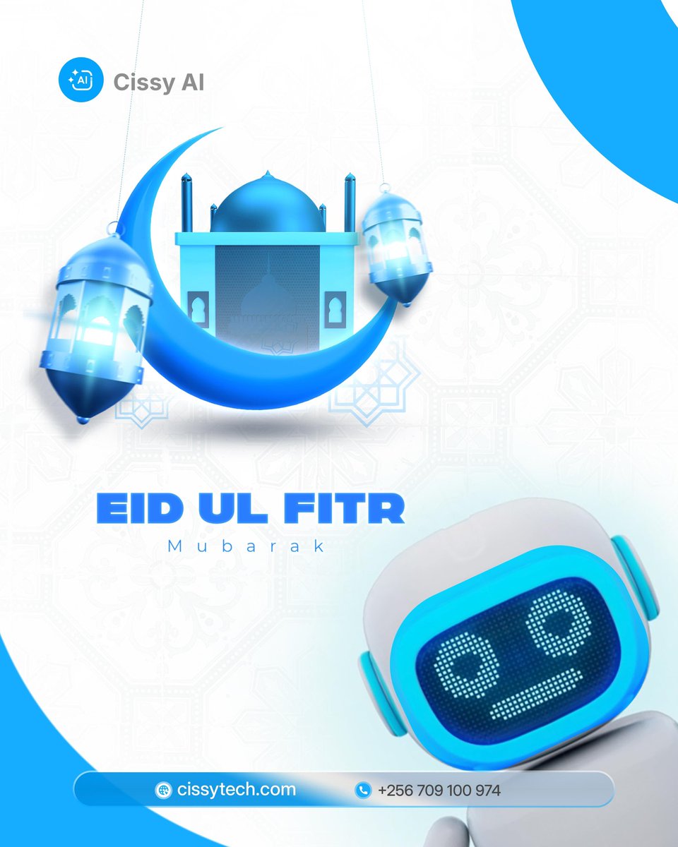 cissytech's tweet photo. Eid Mubarak.
Wishing you peace, happiness, and endless blessings.
#cissytech #innovation #ugandabusiness #eidmubarak #cissyai #eworker #collecto https://t.co/NrEfe7x8gg