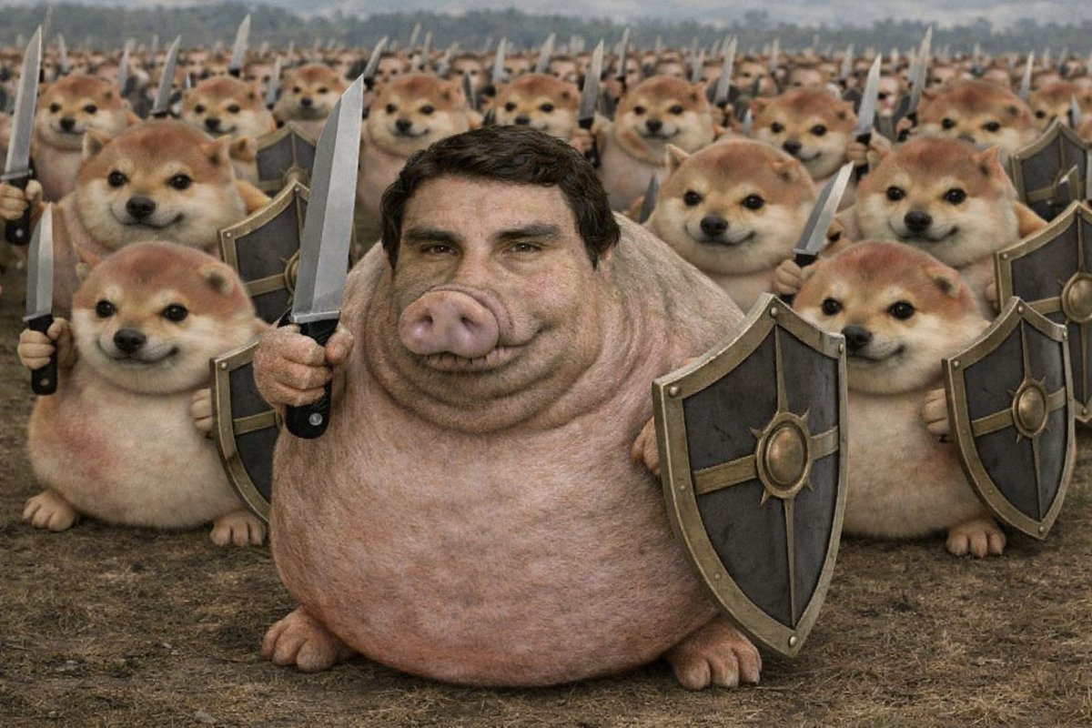 What the dog doing? | 我的刀盾 tweet media