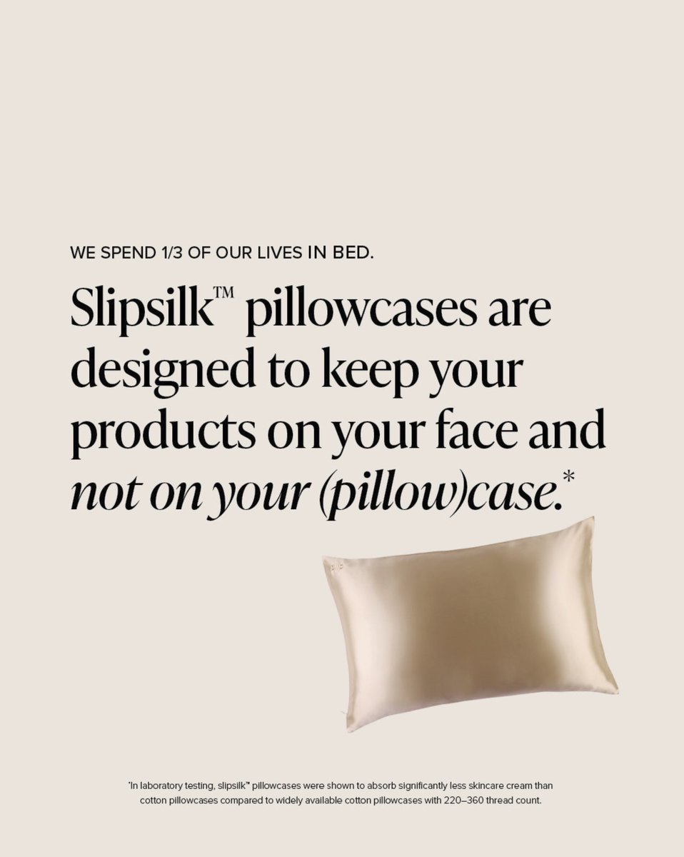 SLIP SILK PILLOWCASE tweet media