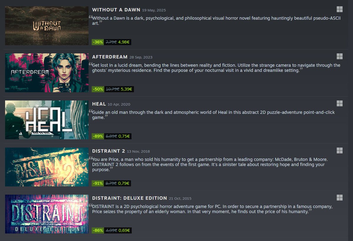 Jesse Makkonen | Without a Dawn now on Steam! 🔥 tweet media