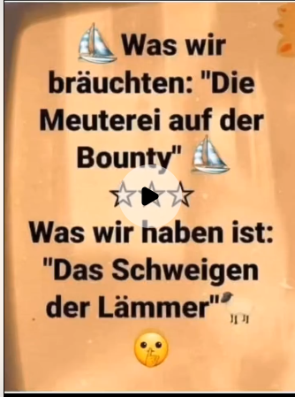 So sieht es wohl aus!😡