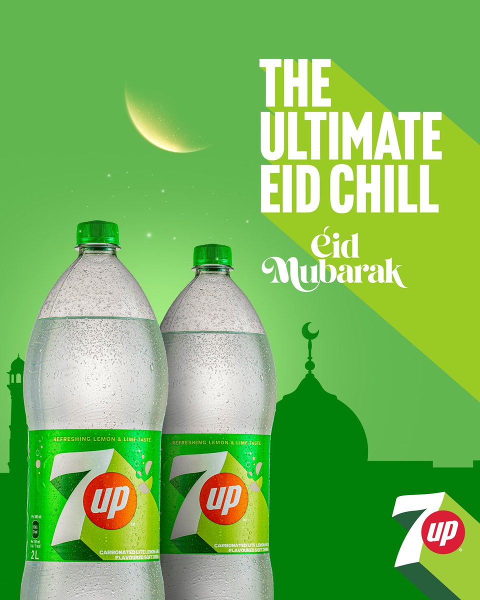7Up_Uganda's tweet photo. We wish you a happy and refreshing Eid🌙
Eid Mubarak!
#HelloTo7UP https://t.co/PvMkKm1JPI