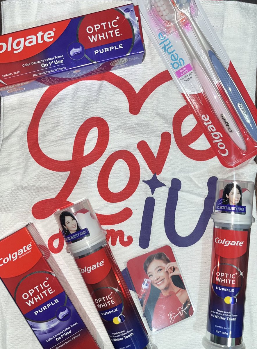 hoelymollydusbi's tweet image. Finally got the #ColgatexBianca exclusive set. YAYY!! 💛

@ColgatePH